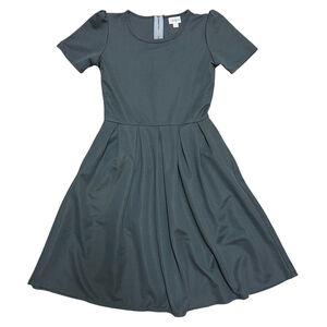 LuLaRoe Gray Midi Dress